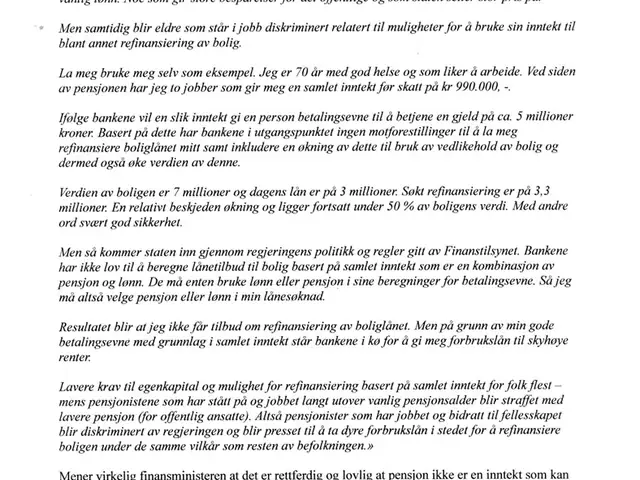 Brev til finansministeren